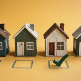 Illustration of different home selling options with one choice selected